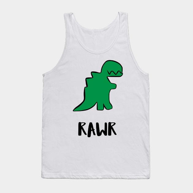 Rawr Tank Top by sallycummingsdesigns